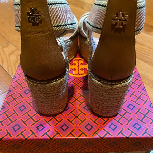 NEW Tory Burch frieda espadrille platform sandal - Picture 12 of 13